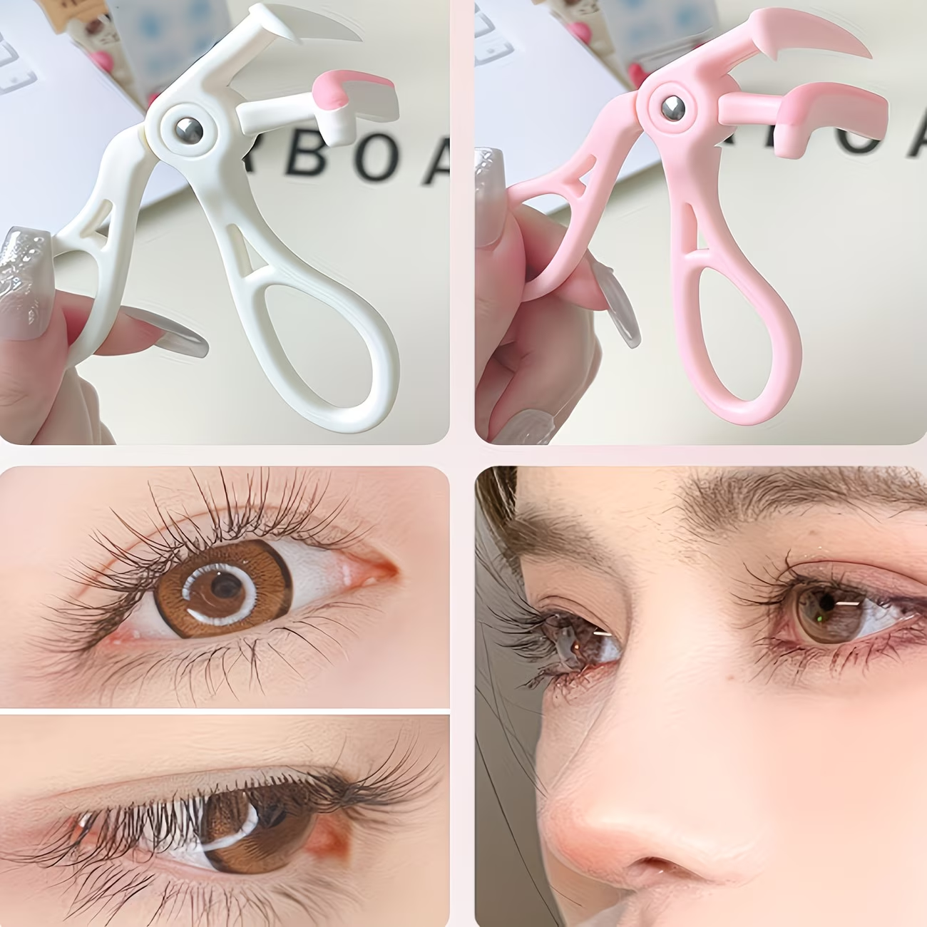 Portable wide-angle eyelash curler, long-lasting eyelash curler