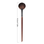 1 fan-shaped highlighter pen, soft nylon smooth wooden handle, suitable for facial highlighting