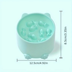 Anti-choking slow-feeding bowl, suitable for small and medium-sized cats and dogs