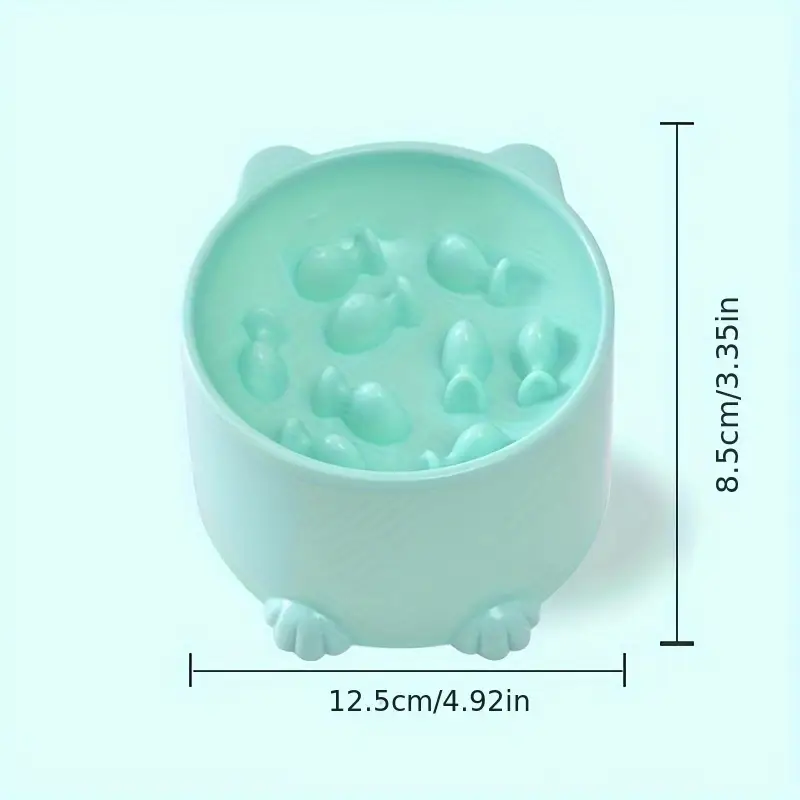 Anti-choking slow-feeding bowl, suitable for small and medium-sized cats and dogs