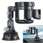 2-in-1 Suction Car Cup Holder No-Slip Vehicle Mounted Cup Holder Car Accessories